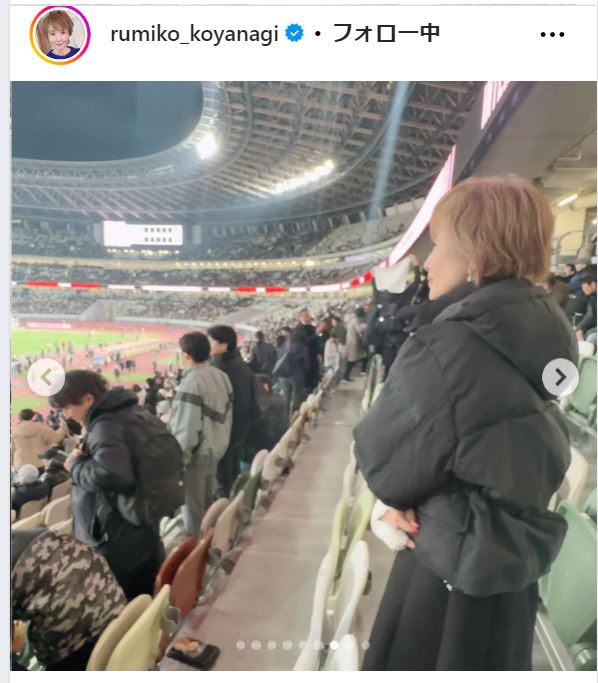 小柳ルミ子のインスタグラムから