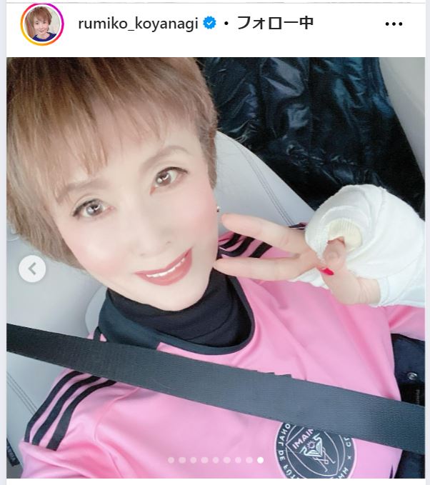 小柳ルミ子のインスタグラムから