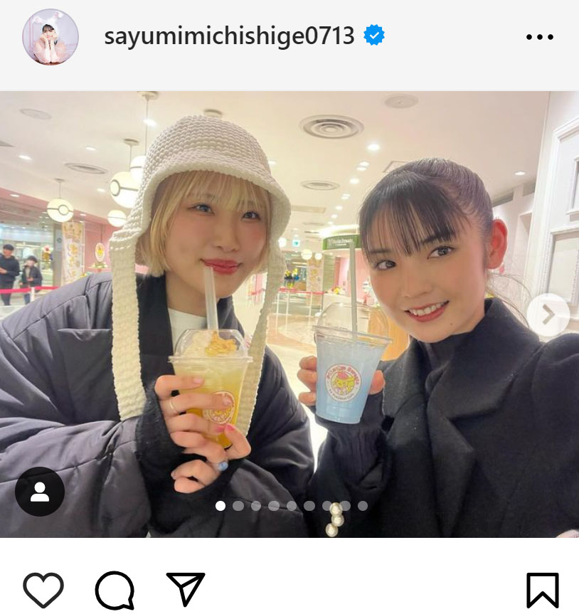 道重さゆみのインスタグラムから