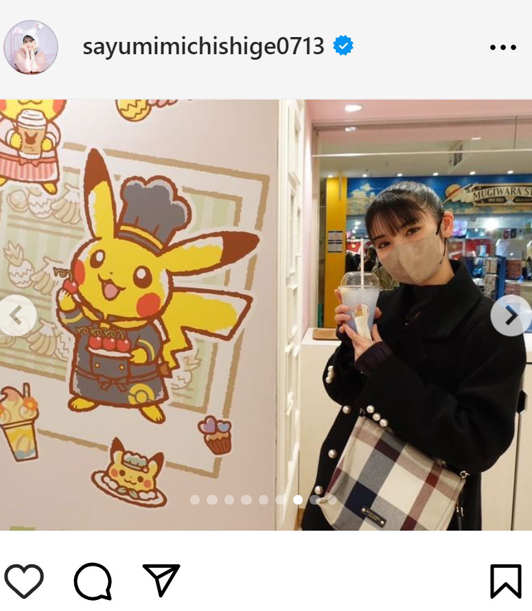 道重さゆみのインスタグラムから