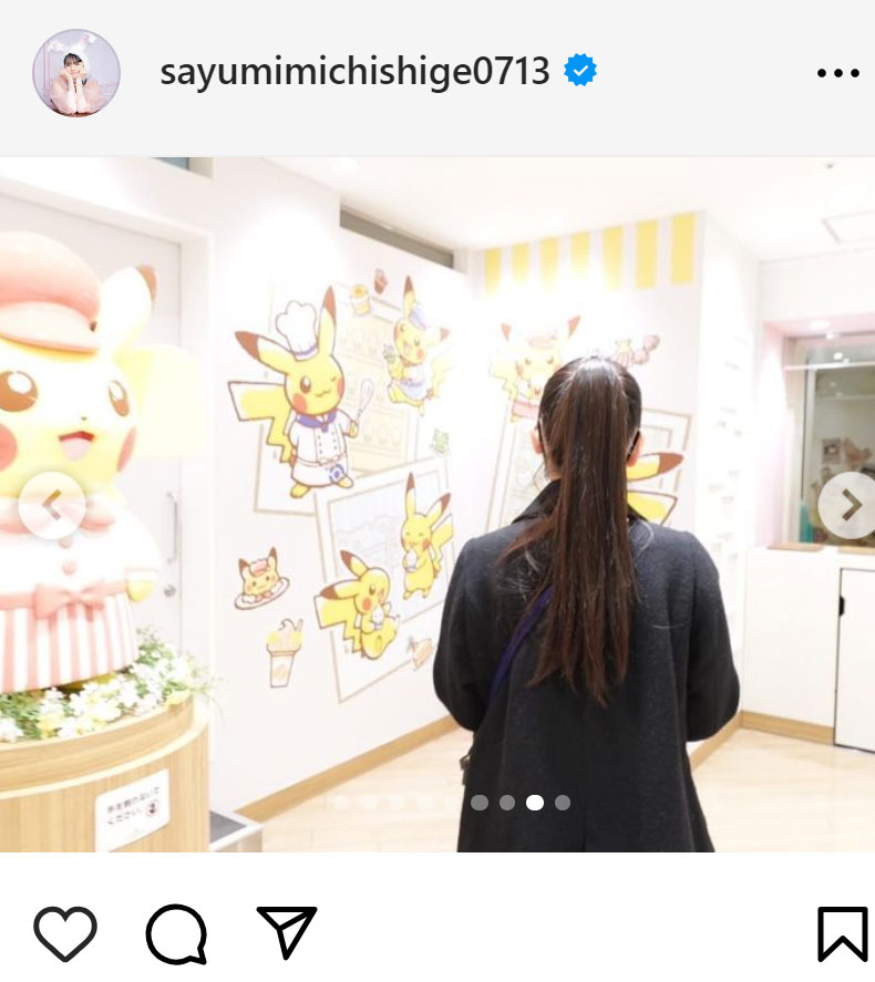 道重さゆみのインスタグラムから