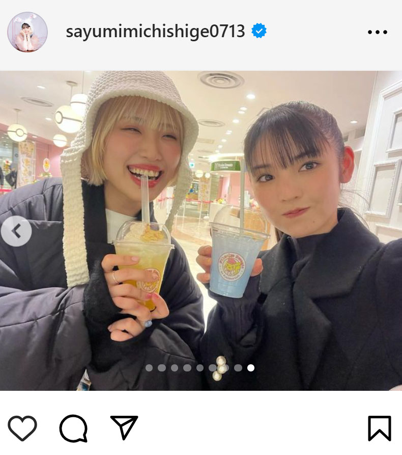 道重さゆみのインスタグラムから