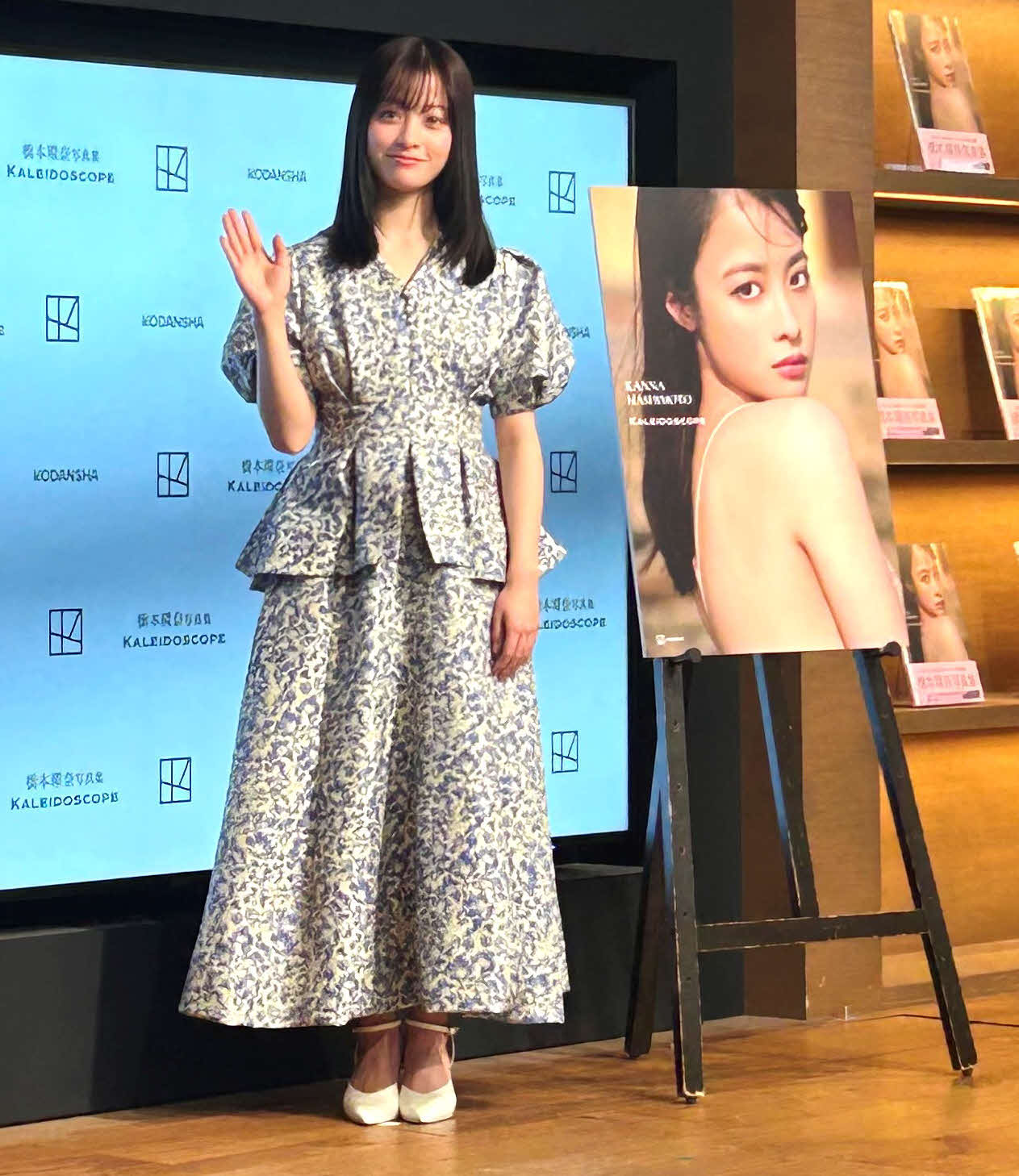 写真集「カレイドスコープ」発売記念会見に出席した橋本環奈（撮影・松尾幸之介）