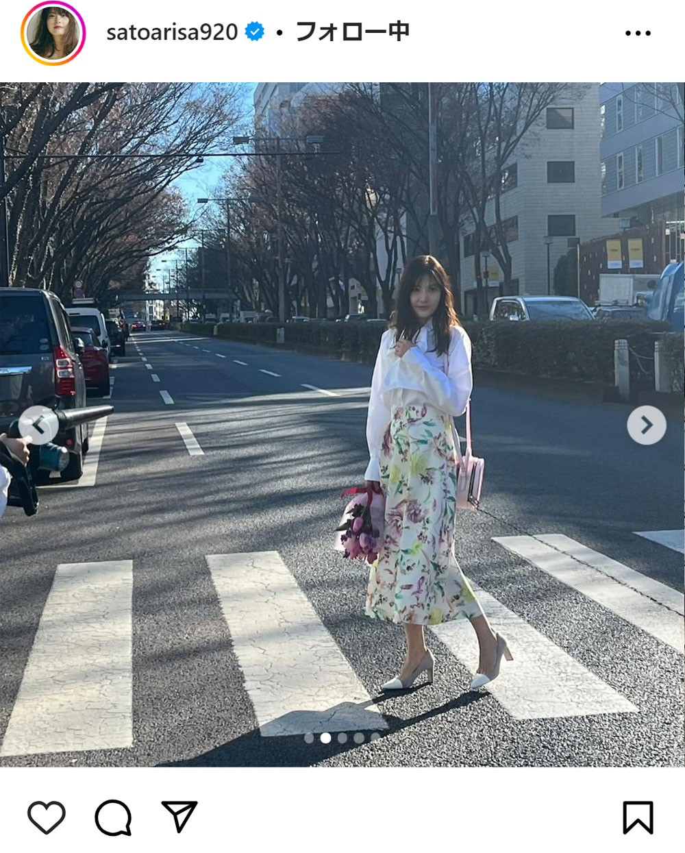 佐藤ありさのインスタグラムから