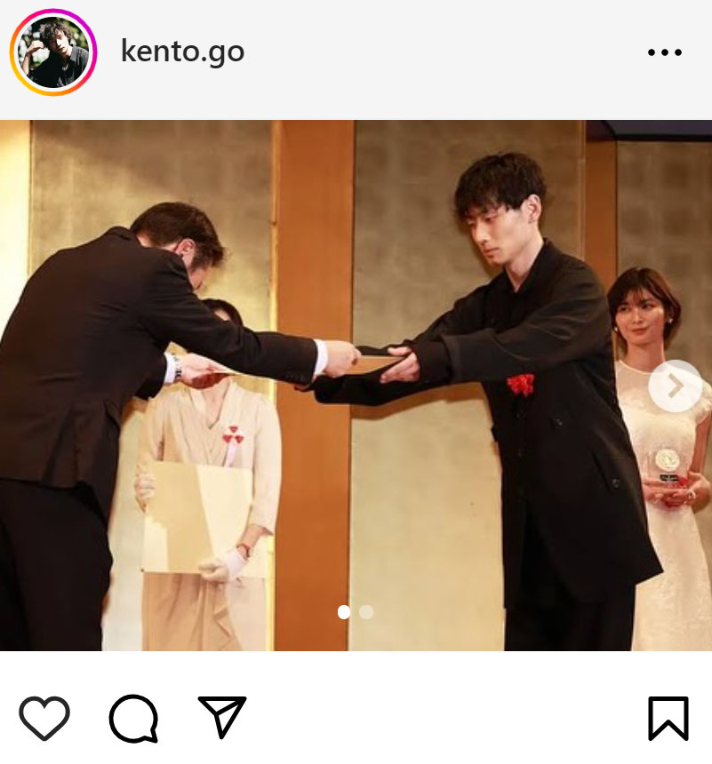三浦健人のインスタグラムから