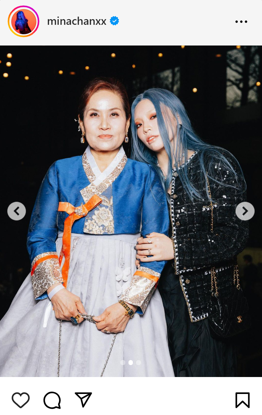 ちゃんみなのインスタグラムから
