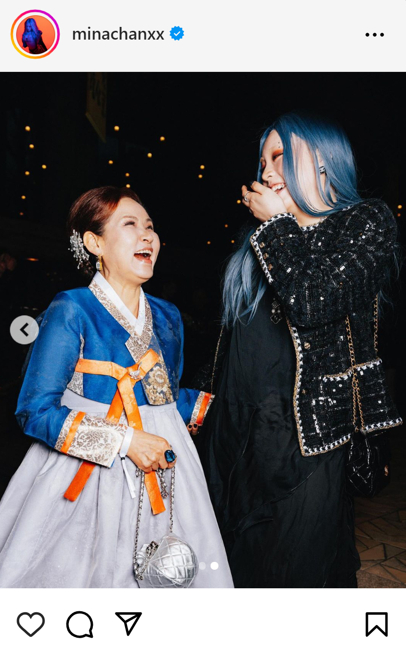 ちゃんみなのインスタグラムから