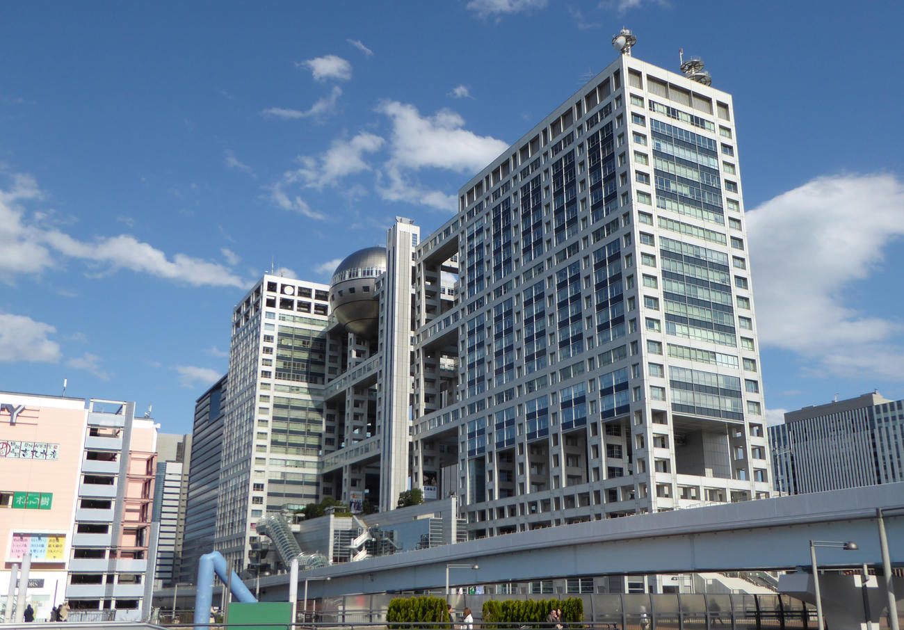 フジテレビ本社（2016年3月25日撮影）