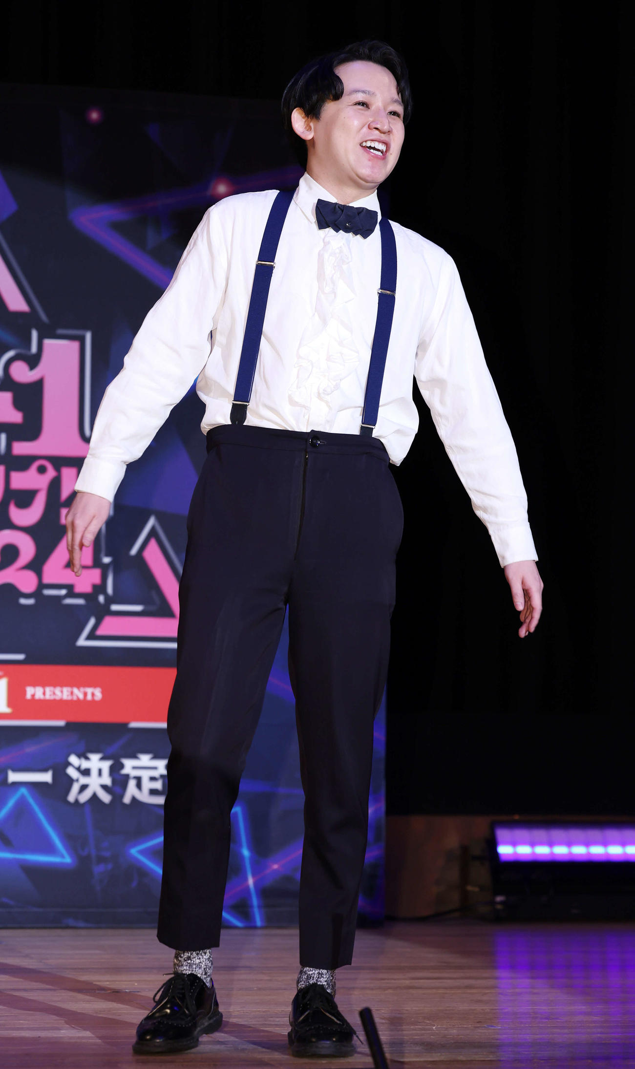 「R－1グランプリ　2024」で決勝進出したkento fukaya（撮影・宮地輝）