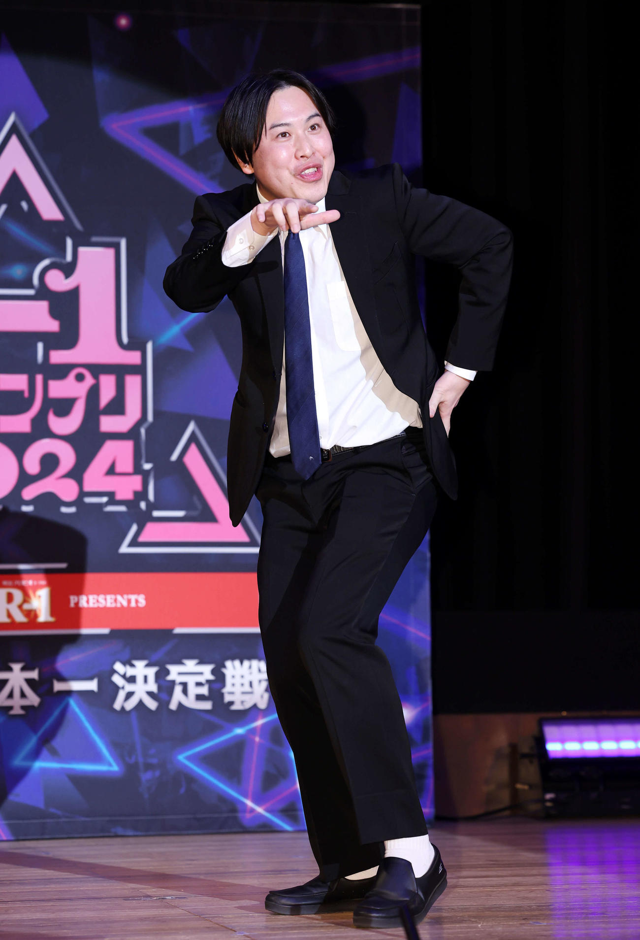 「R－1グランプリ　2024」で決勝進出したトンツカタンお抹茶（撮影・宮地輝）