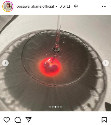 大沢あかねのインスタグラムから