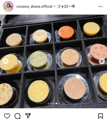 大沢あかねのインスタグラムから