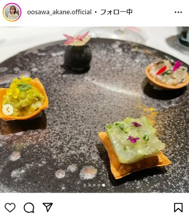 大沢あかねのインスタグラムから