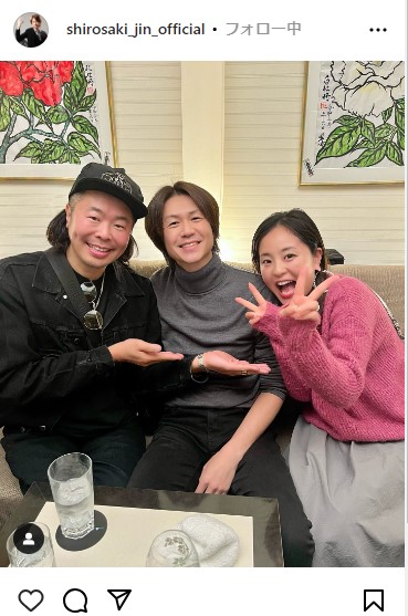 城咲仁のインスタグラムから