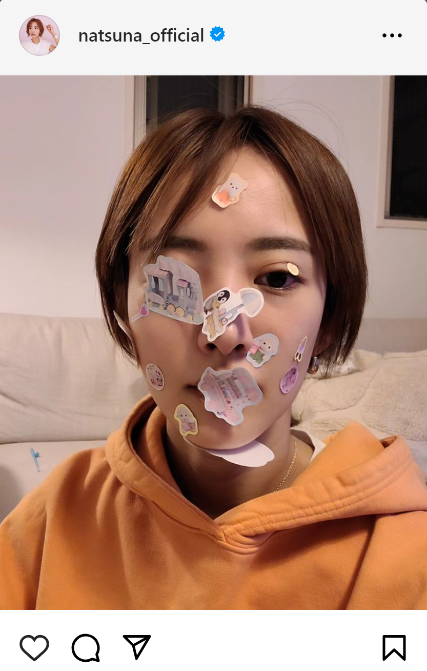 夏菜のインスタグラムから