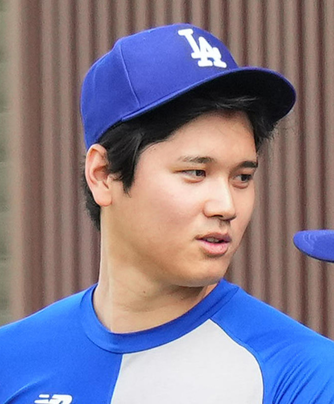 大谷翔平（2024年2月10日撮影）