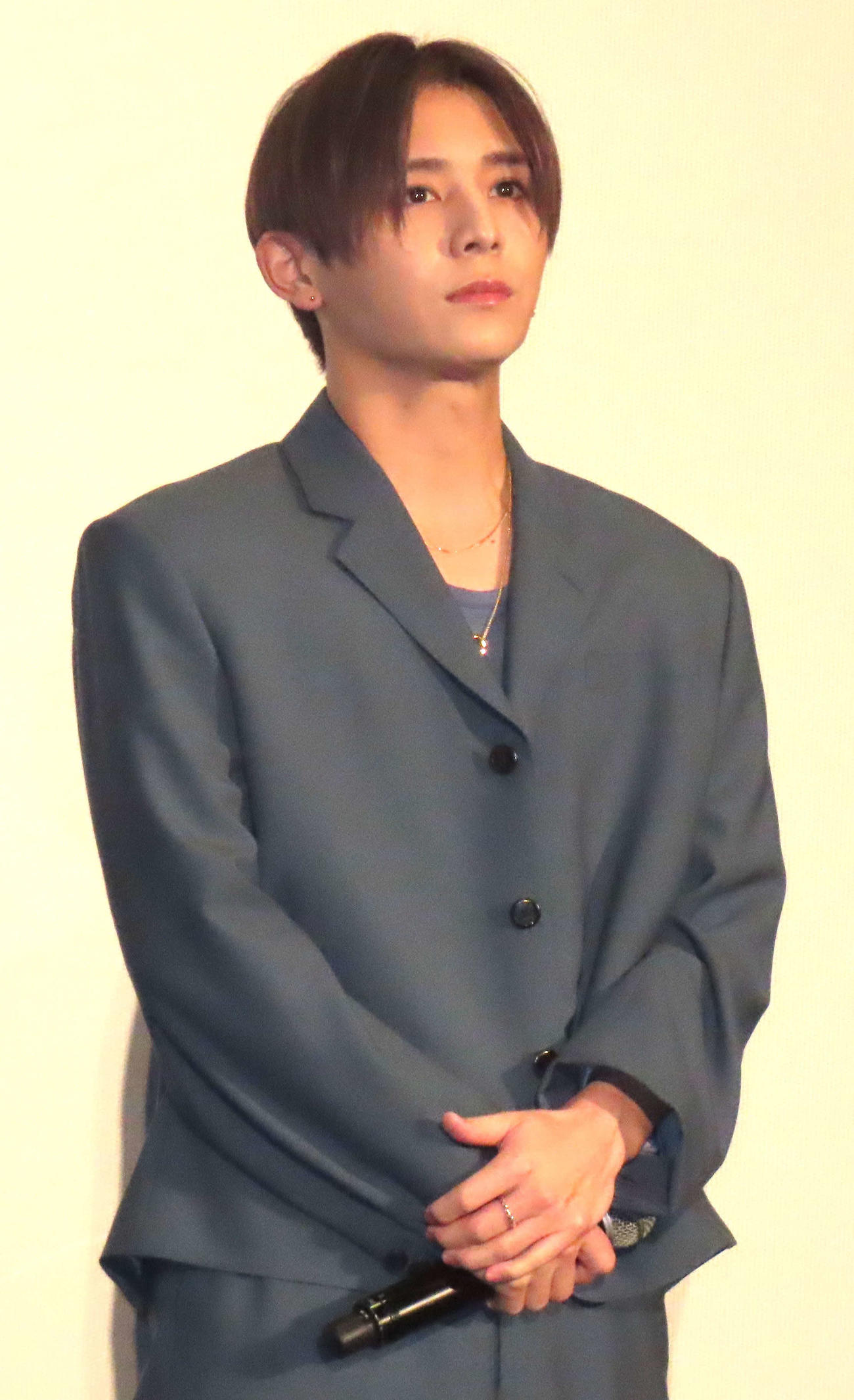 映画「サイレントラブ」大ヒット御礼舞台あいさつに登壇したHey！Say！JUMP山田涼介