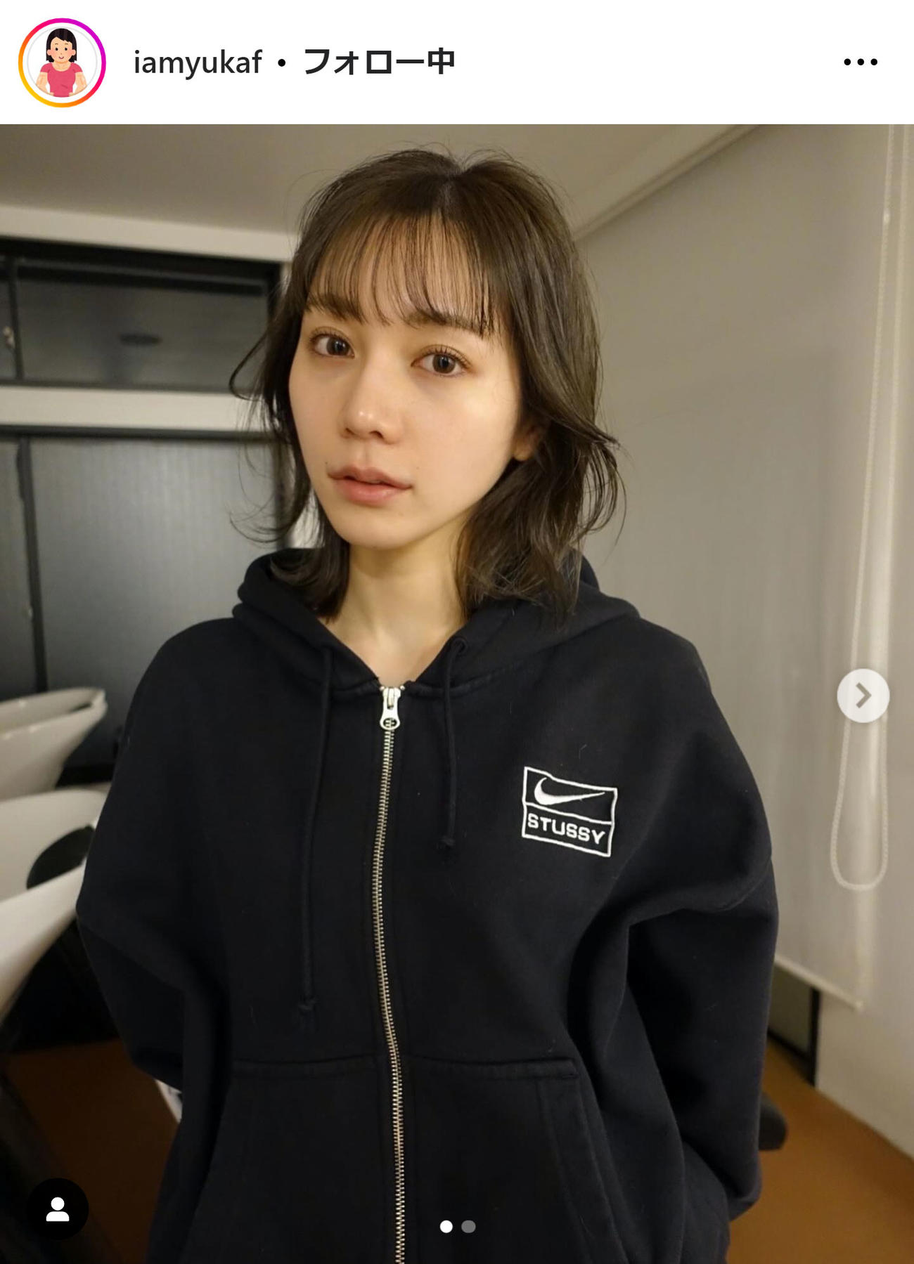 古川優香のインスタグラムから