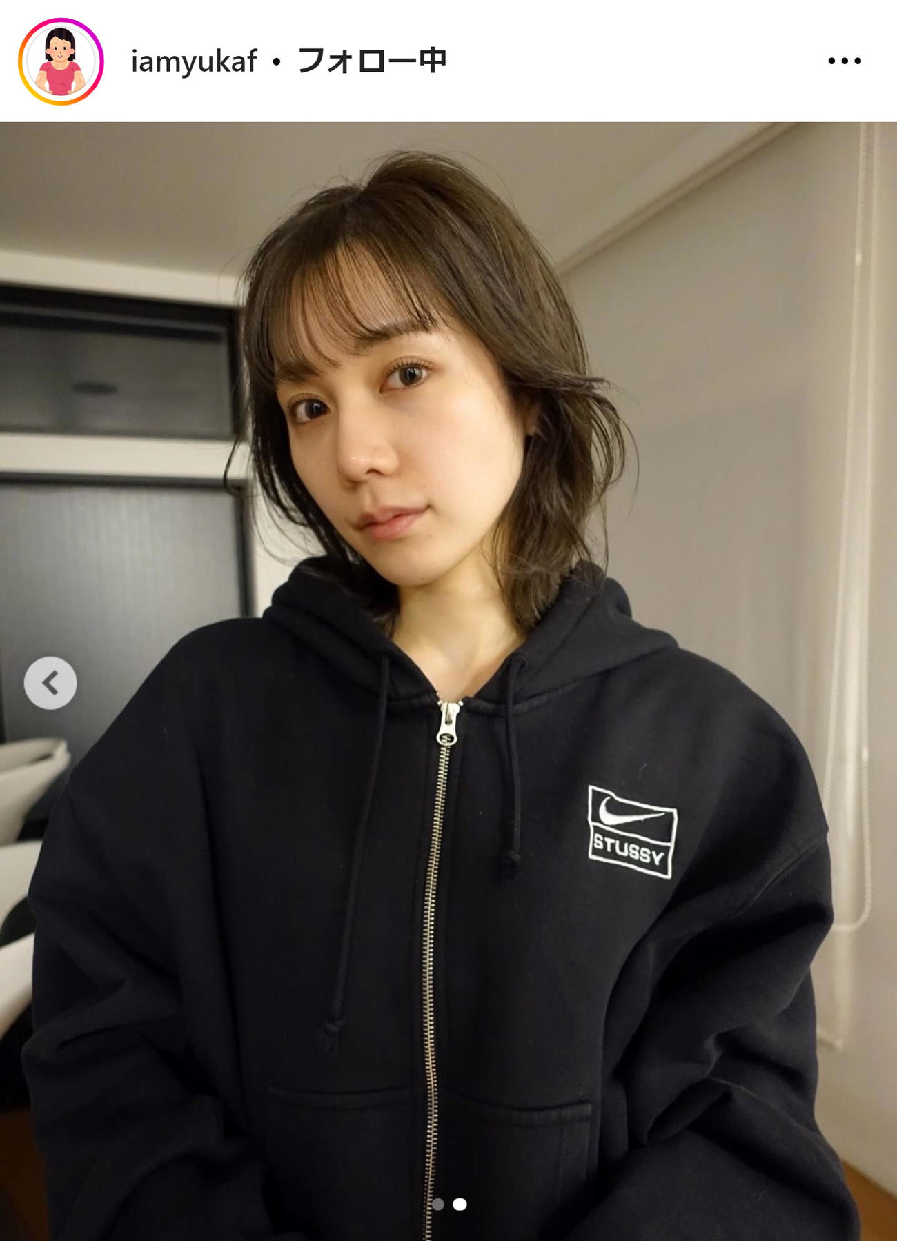 古川優香のインスタグラムから