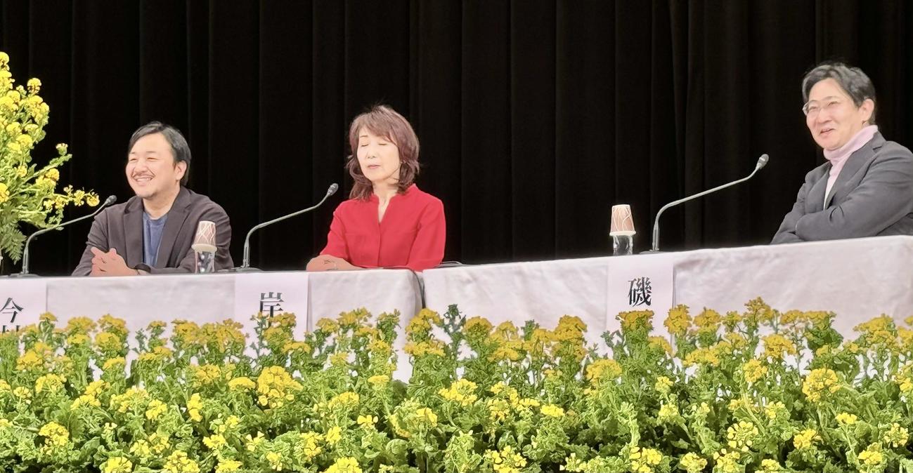 「第27回　菜の花忌」のシンポジウムにパネリストとして出席した今村翔吾