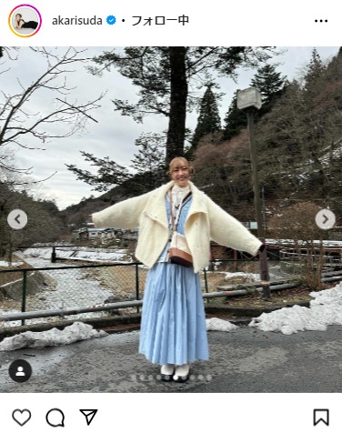 須田亜香里のインスタグラムから
