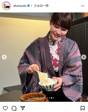 須田亜香里のインスタグラムから
