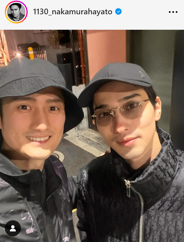 中村隼人のインスタグラムから