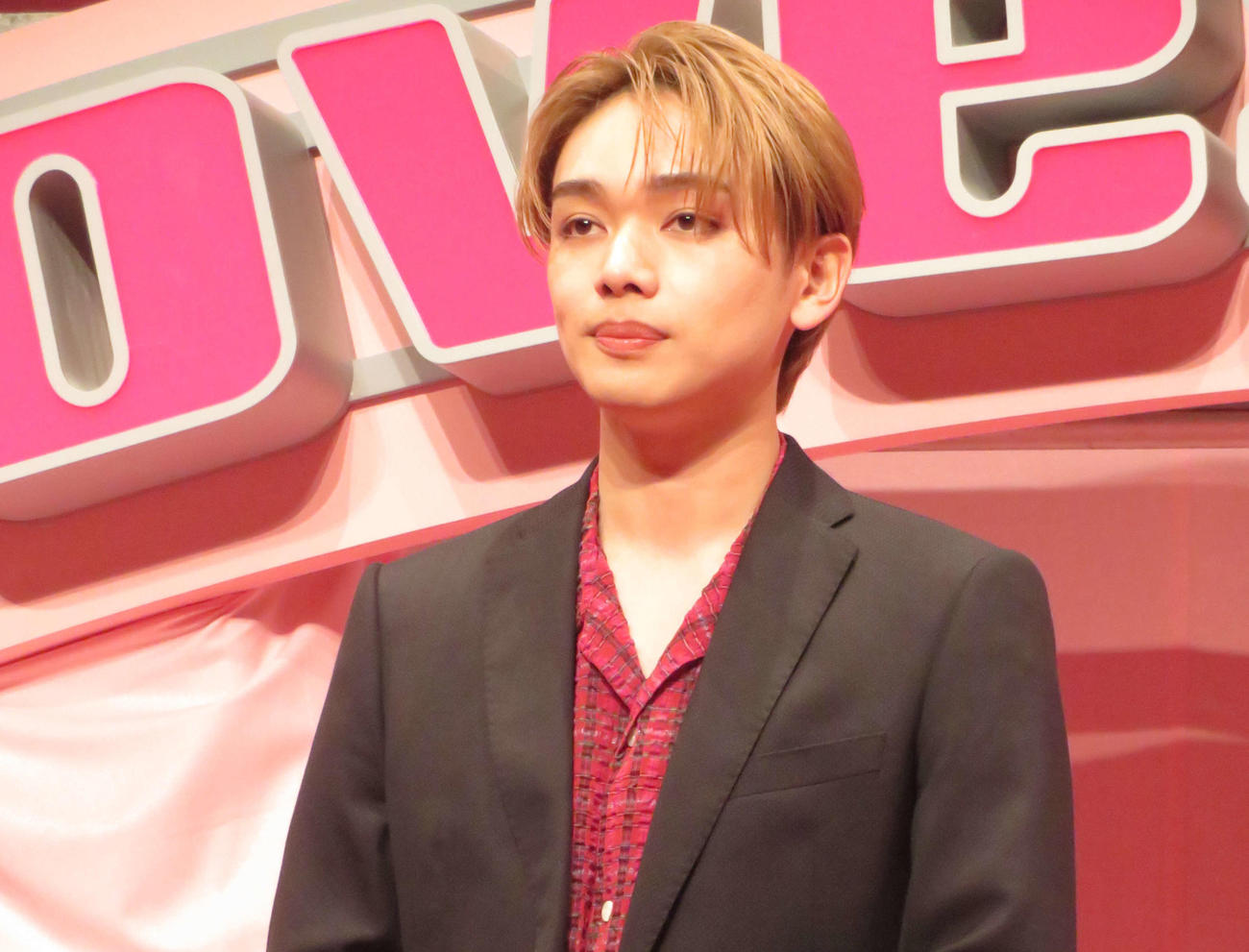 映画「恋わずらいのエリー」バレンタインスペシャルイベントに登場した宮世琉弥