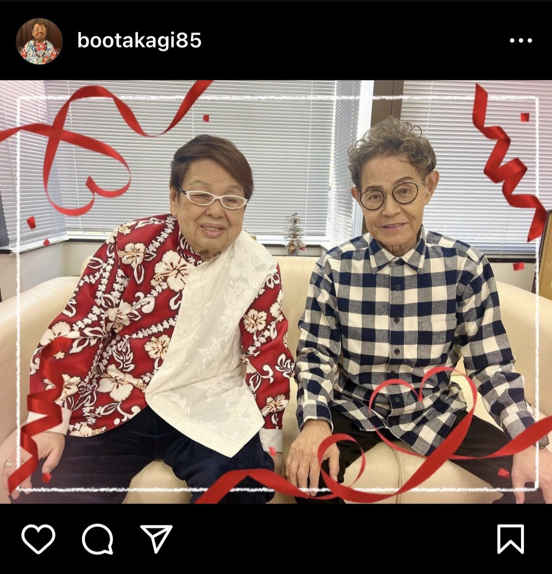 高木ブーのインスタグラムから
