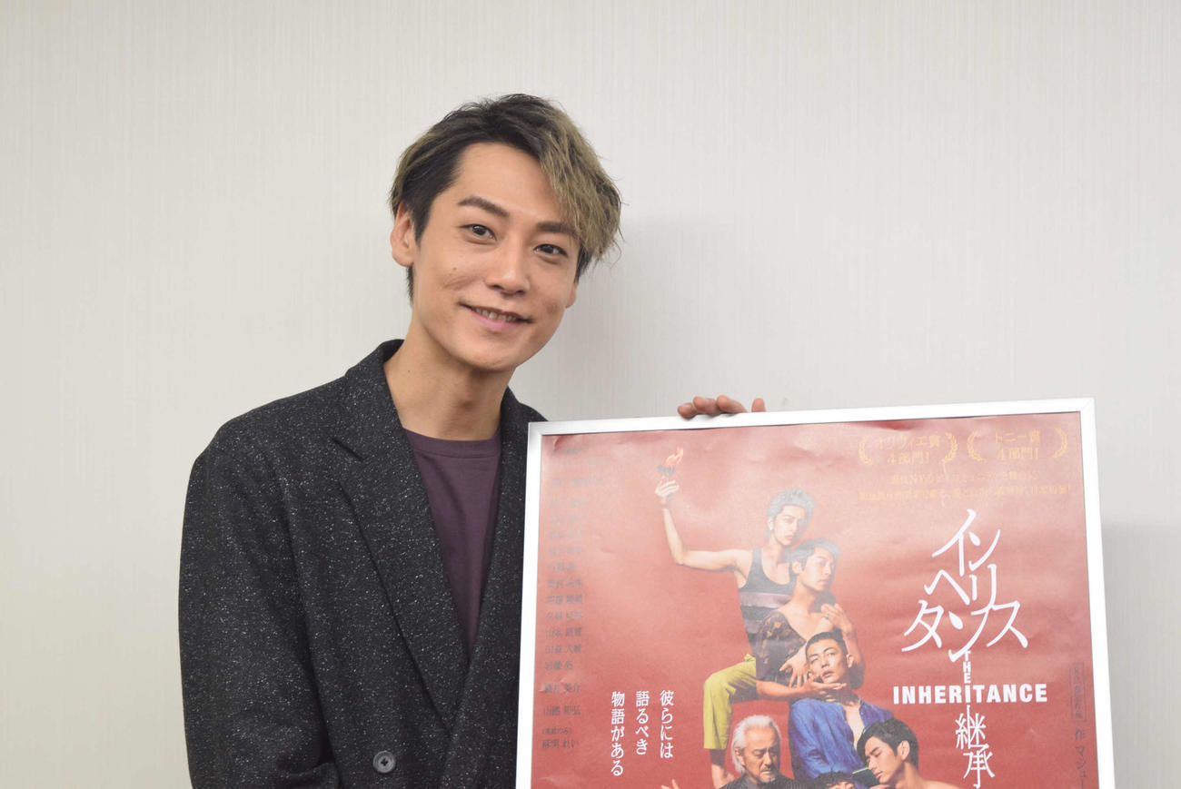 舞台への意気込みを語った福士誠治（撮影・阪口孝志）