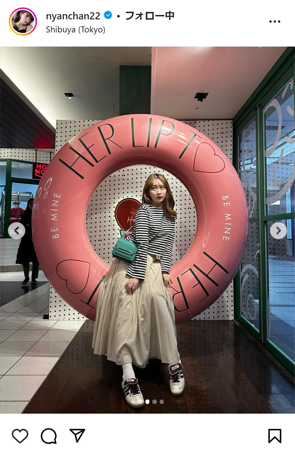 小嶋陽菜のインスタグラムから