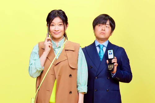 フジテレビ系「イップス」でダブル主演を務める篠原涼子とバカリズム