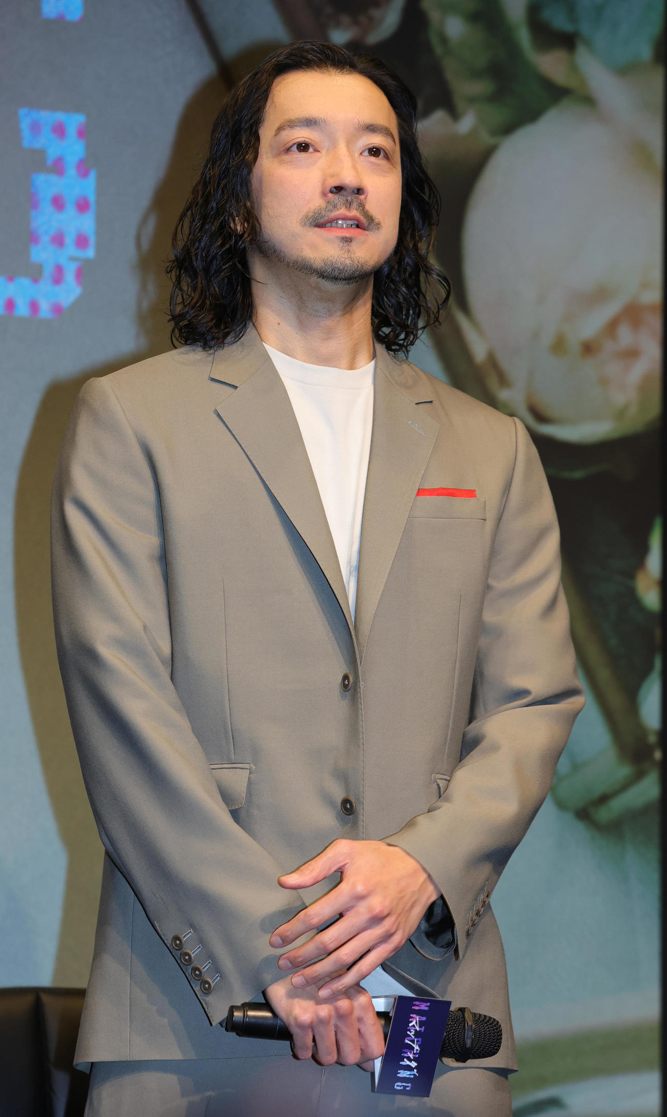 映画「マッチング」バレンタインデー特別試写会に登場した金子ノブアキ（撮影・野上伸悟）