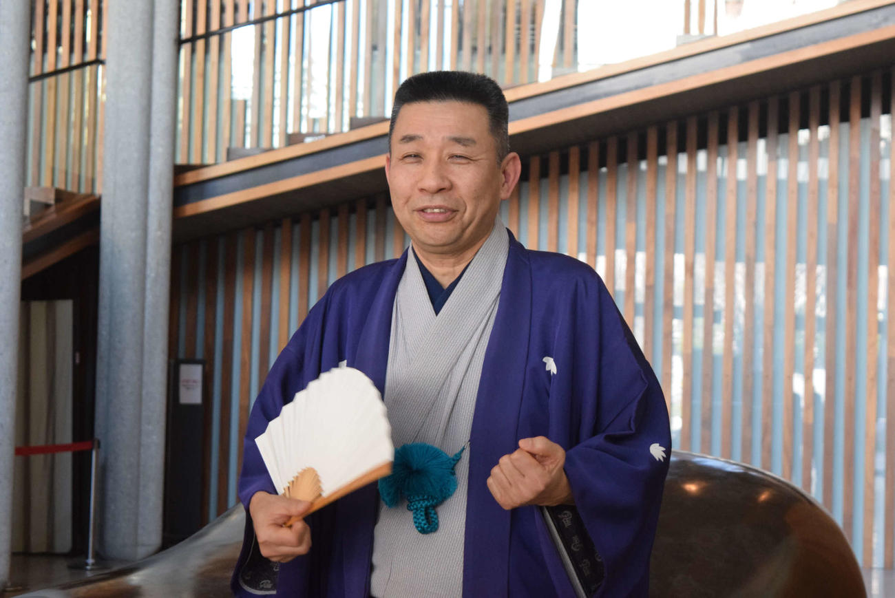 独演会への意気込みを語った笑福亭松喬（撮影・阪口孝志）