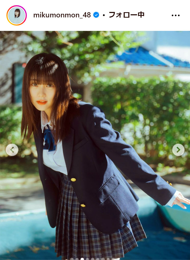 田中美久のインスタグラムから