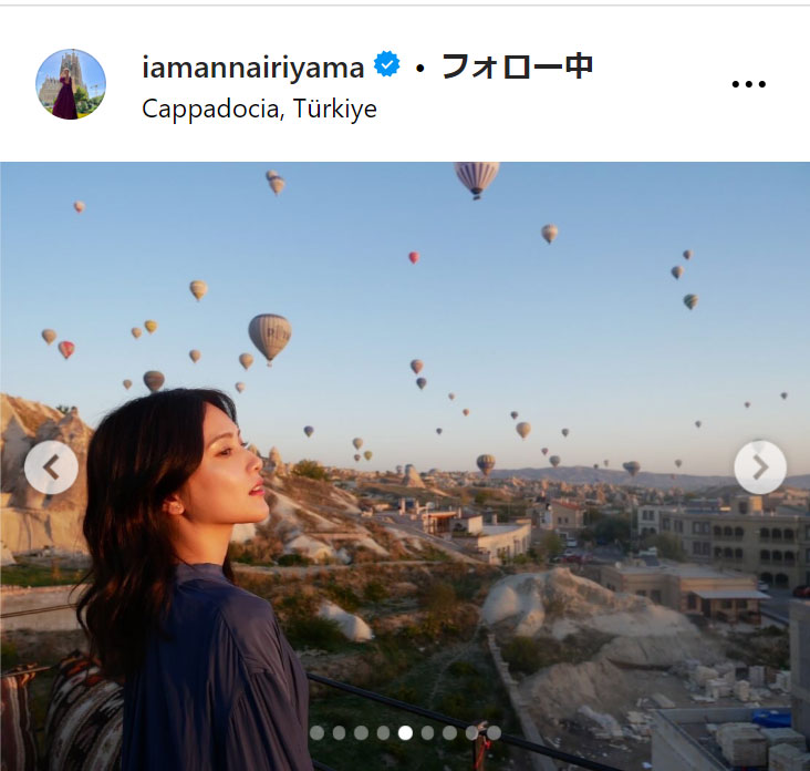 入山杏奈のインスタグラムから