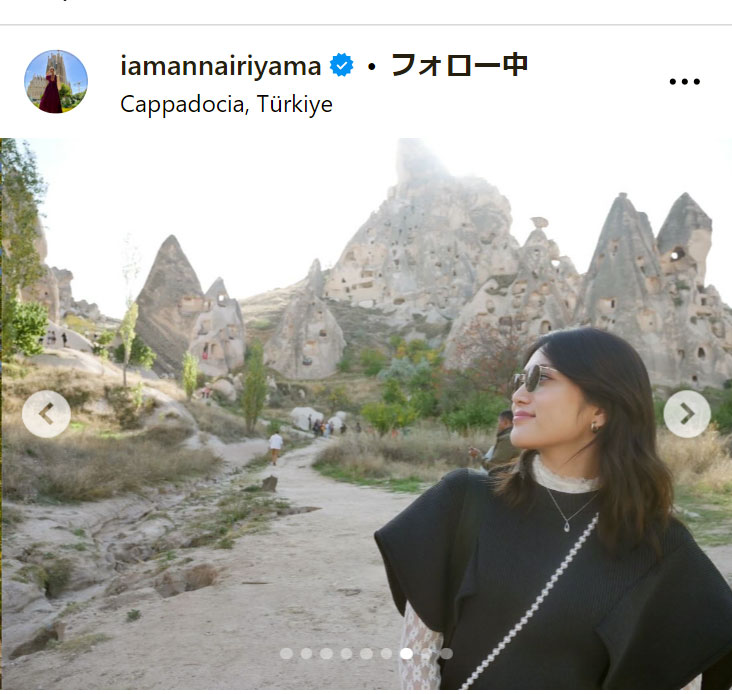 入山杏奈のインスタグラムから