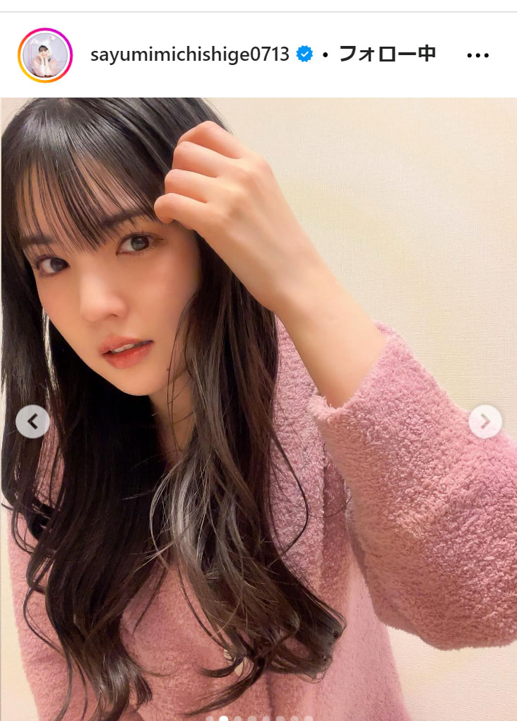 道重さゆみのインスタグラムから