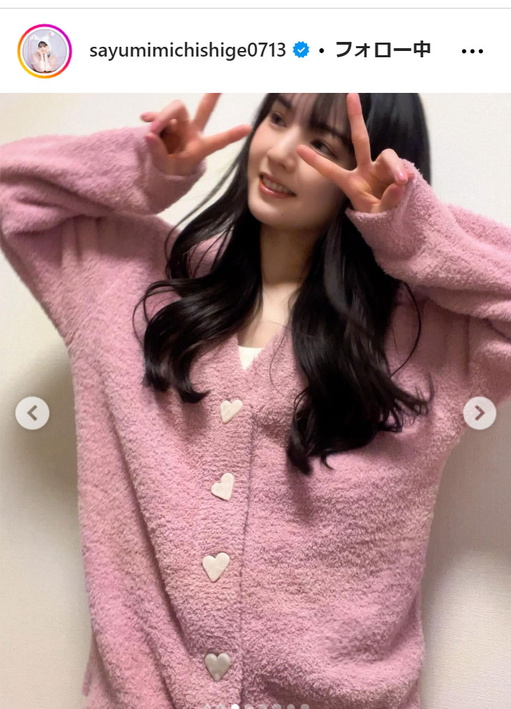 道重さゆみのインスタグラムから