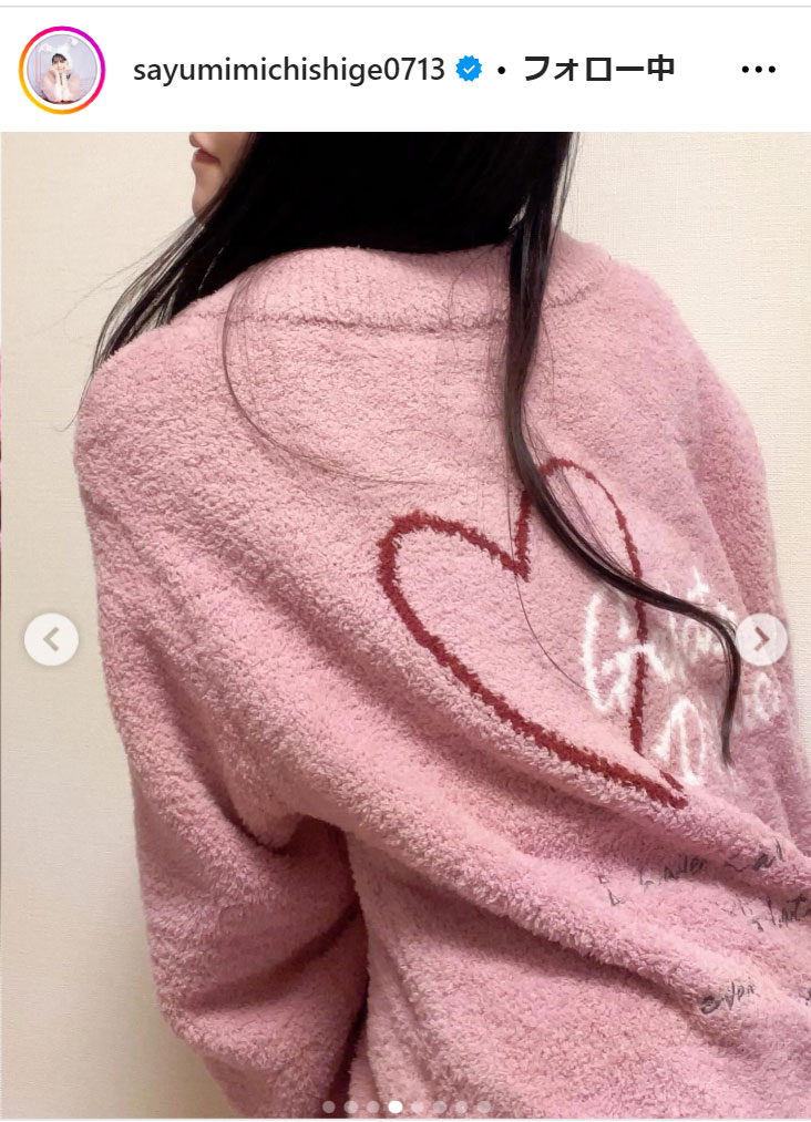 道重さゆみのインスタグラムから