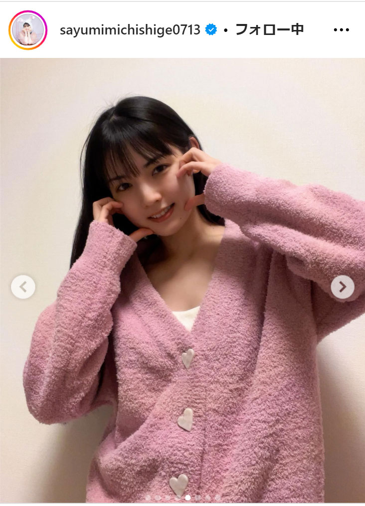 道重さゆみのインスタグラムから