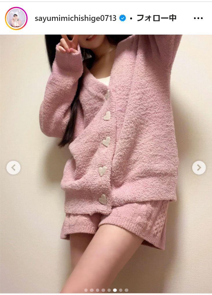 道重さゆみのインスタグラムから