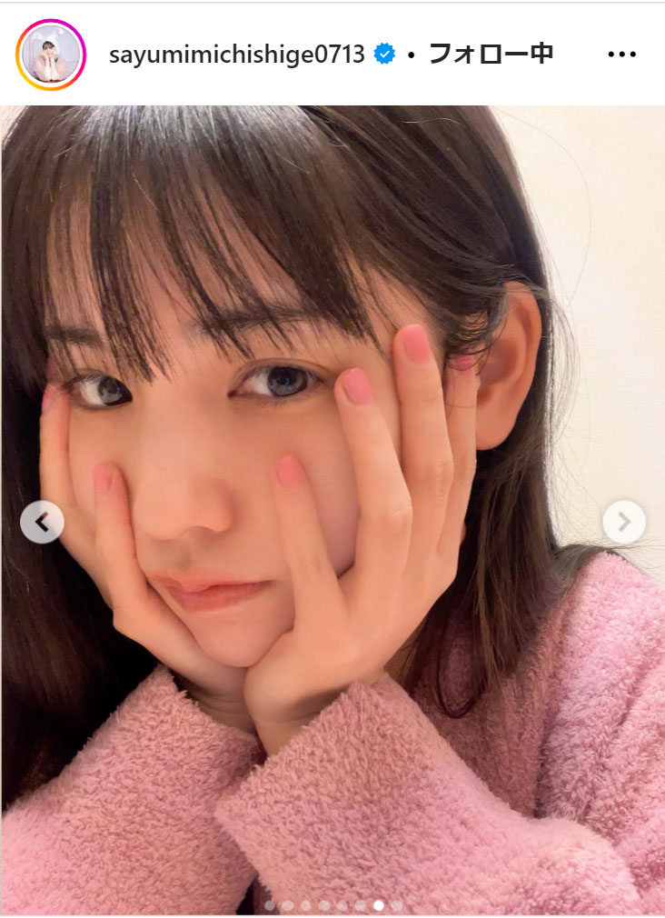 道重さゆみのインスタグラムから