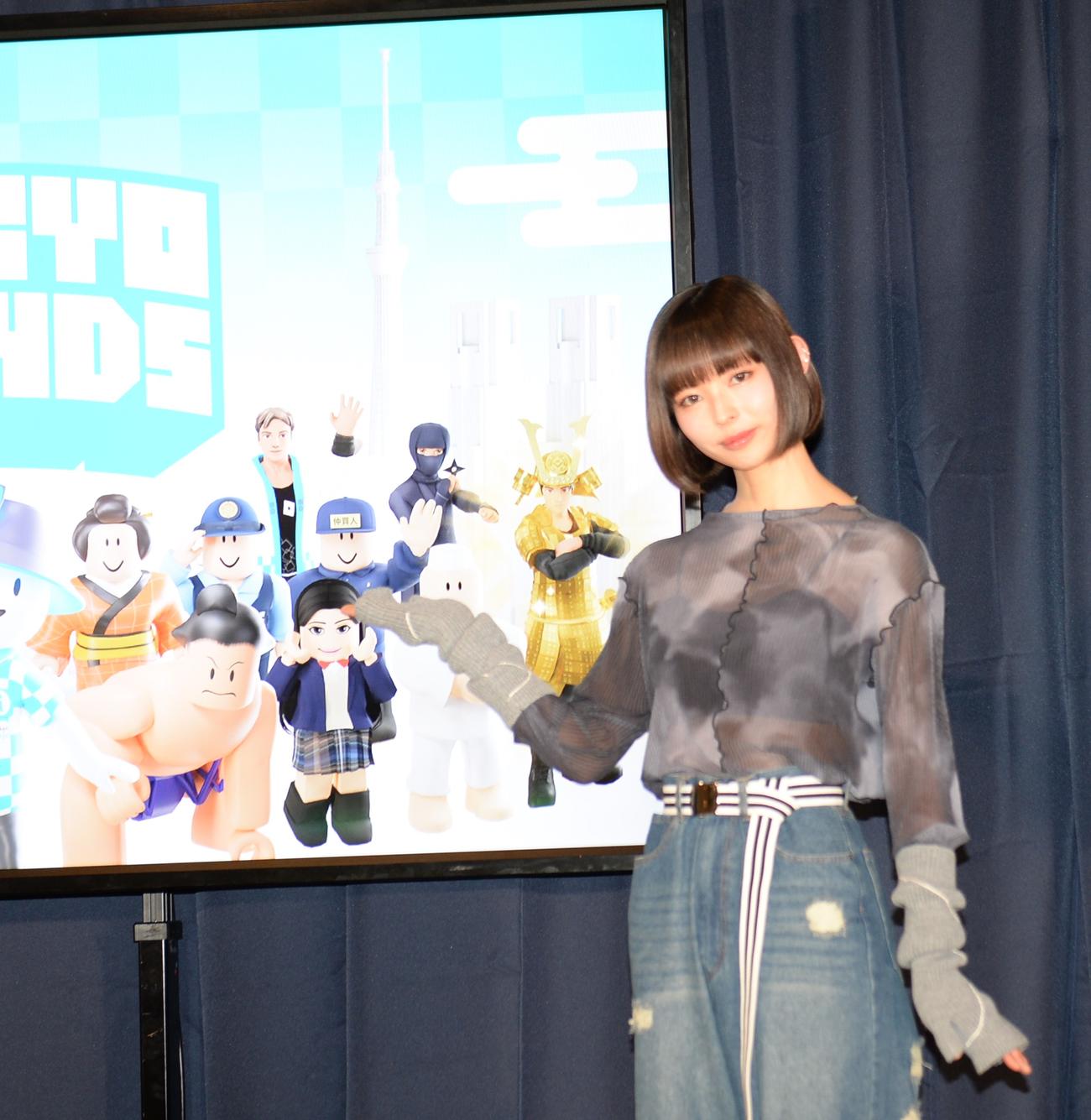 交流プラットフォーム「HELLO! TOKYO FRIENDS」の発表会に参加した、最上もが
