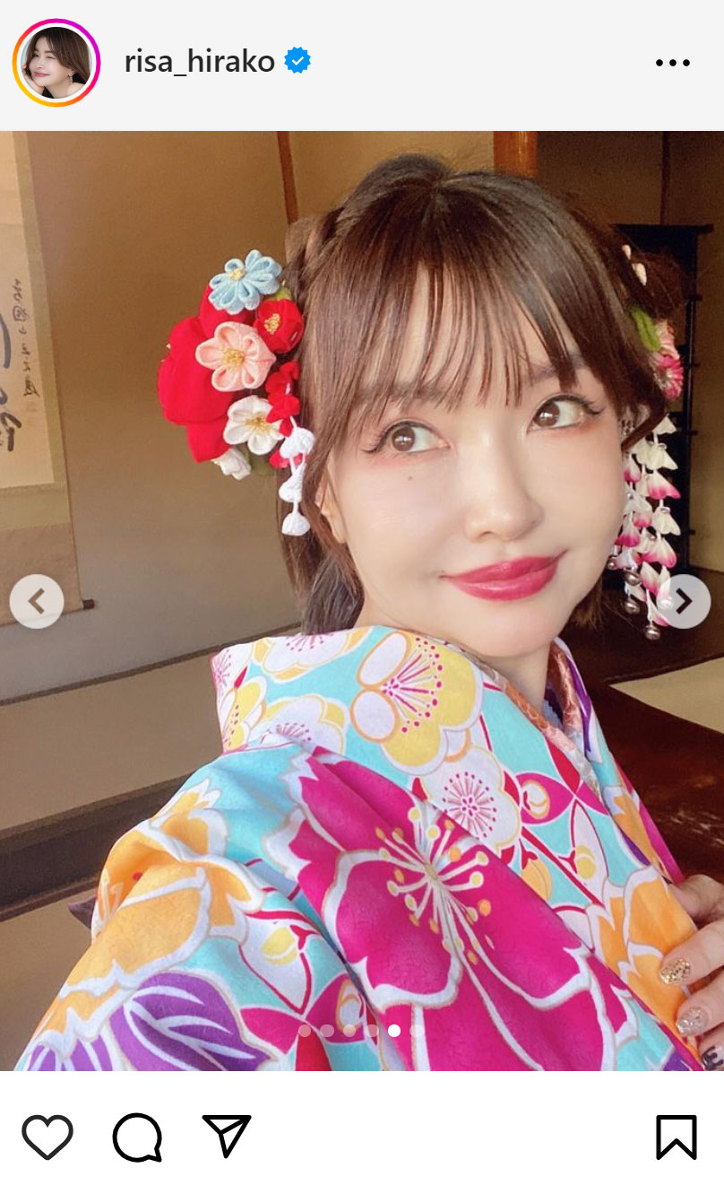 平子理沙のインスタグラムから