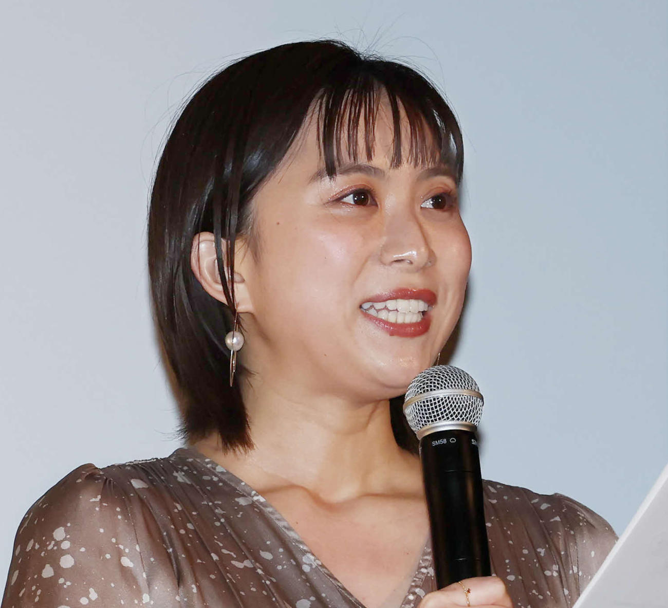 テレビ朝日山本雪乃アナ（2023年1月撮影）