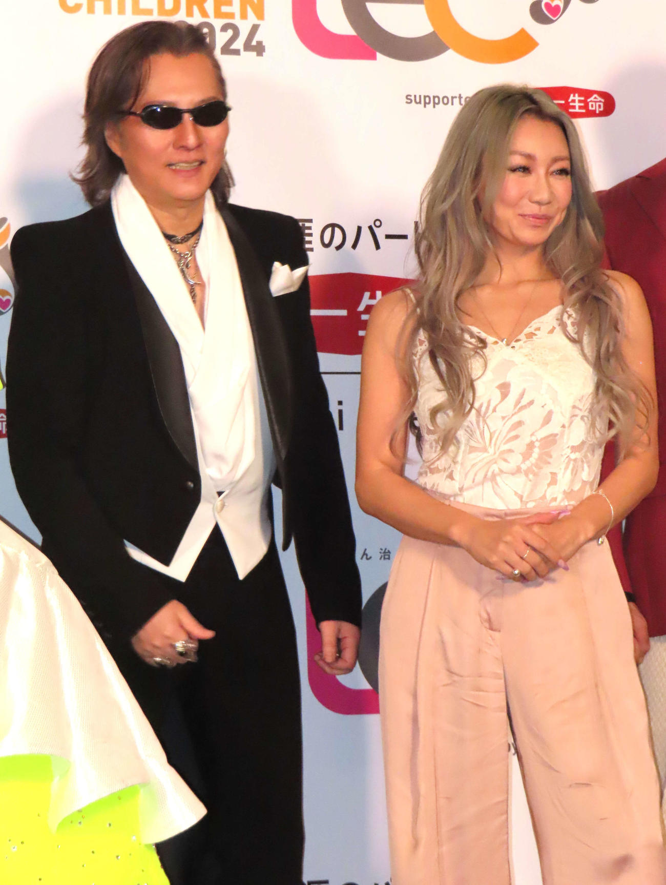 「LIVE EMPOWER CHILDREN 2024 supported by　第一生命保険」取材会に出席した石井竜也（左）と倖田來未