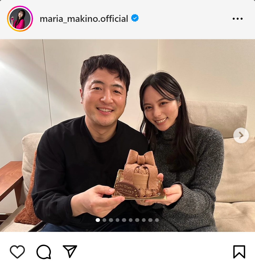 牧野真莉愛のインスタグラムから