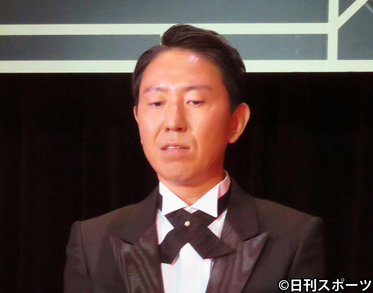 イベントで徳井義実の問題を謝罪した相方の福田充徳（2019年10月25日撮影）
