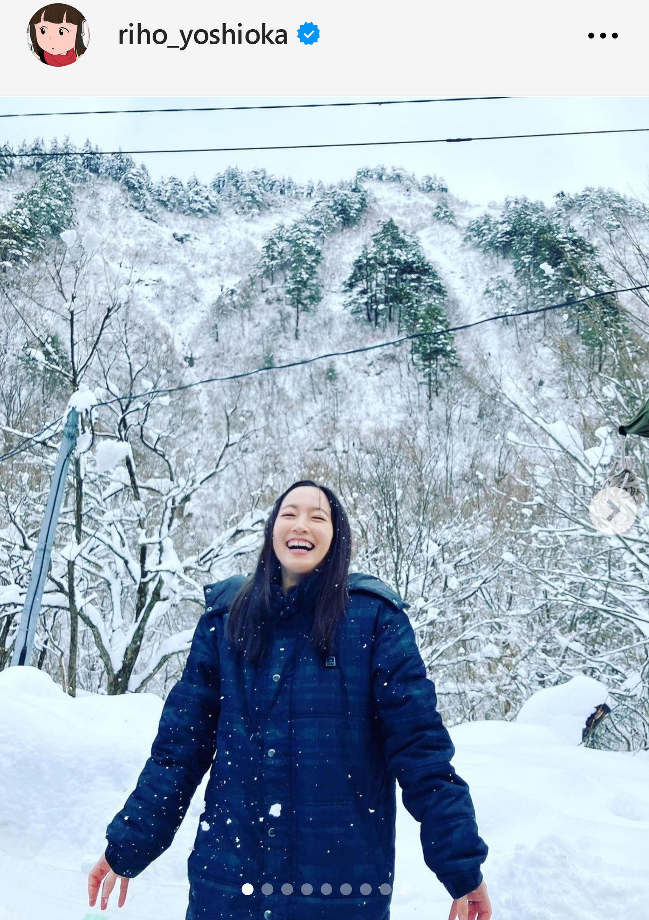 吉岡里帆のインスタグラムから